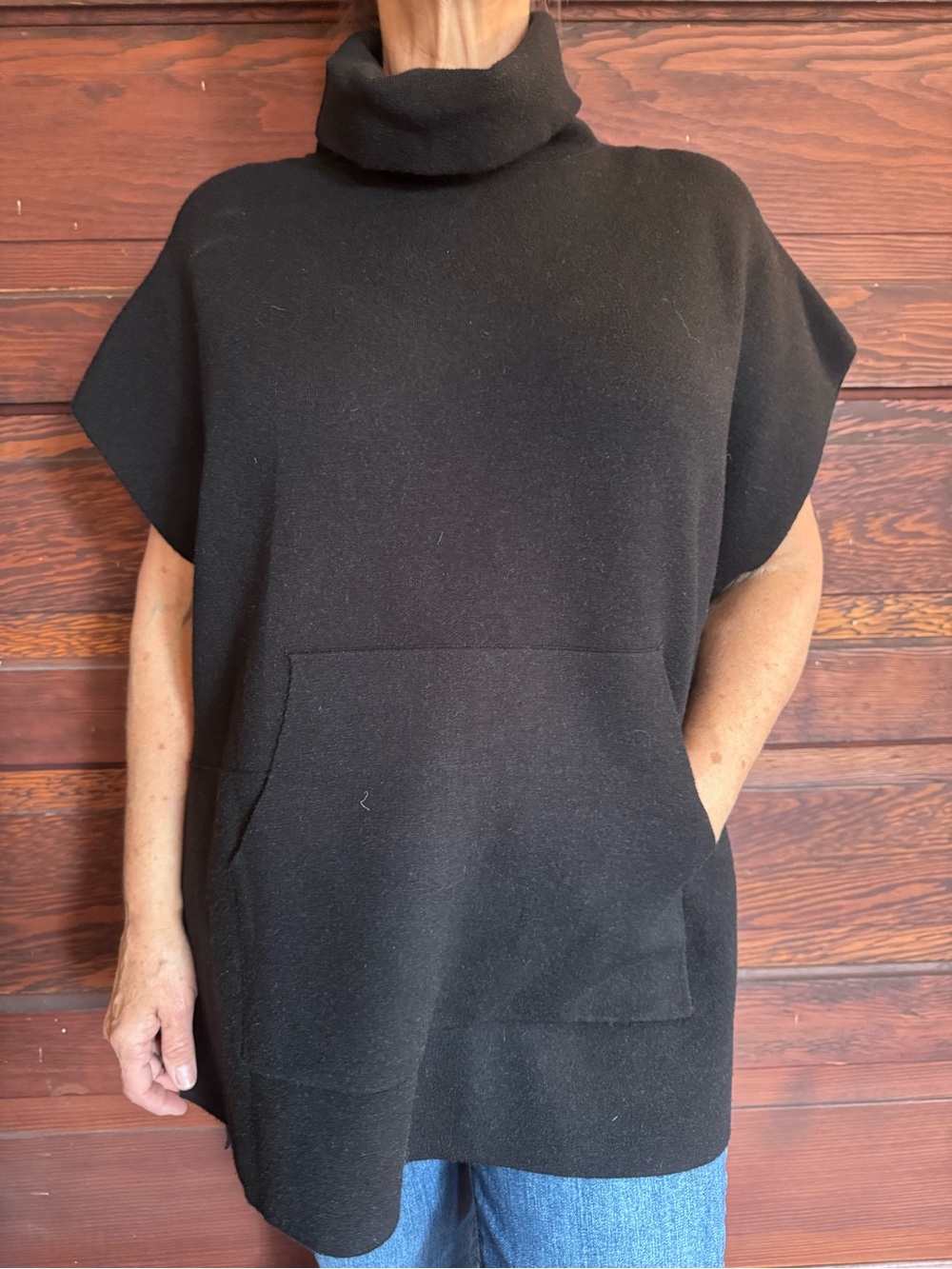 Kerisma Black Poncho Sweater
